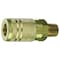 Lubrimatic Amflo Brass 1/4 in. I/M Style Coupler 1/4 in. Male 1 pc C21B - alternate 1